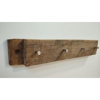 Garderobe Eiche Massiv Holz Wandgarderobe von BrennHolzDesign