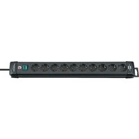 10-fach Schutzkontakt-Steckdose brennenstuhl schwarz - mit Schalter - 250V, 16A - 1,8 m 10-fach Schutzkontakt-Steckdose brennenstuhl schwarz - mit Schalter - 250V, 16A - 1,8 m von Brennenstuhl