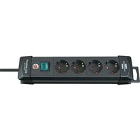 4-fach Schutzkontakt-Steckdose brennenstuhl schwarz - mit Schalter - 230V, 16A - 1,8 m 4-fach Schutzkontakt-Steckdose brennenstuhl schwarz - mit Schalter - 230V, 16A - 1,8 m von Brennenstuhl
