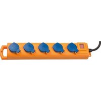 5-fach Steckdosenleiste IP54, H07RN-F3G1,5, mit Kabeldeckel - 2m 5-fach Steckdosenleiste IP54, H07RN-F3G1,5, mit Kabeldeckel - 2m von Brennenstuhl