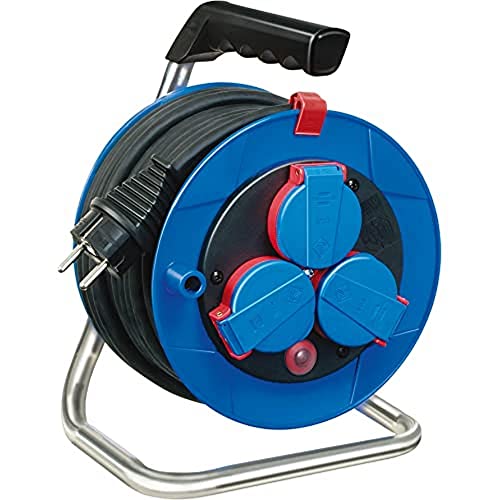 BRENNENSTUHL A1941101301072240007 15 m 1072240007-Enrollacables Garant compacto IP44 Bremaxx N05V3V3-F3G1,5 Con Cable de, 230 V, Multicolor BRENNENSTUHL A1941101301072240007 15 m 1072240007-Enrollacables Garant compacto IP44 Bremaxx N05V3V3-F3G1,5 Con Cable de, 230 V, Multicolor von Brennenstuhl