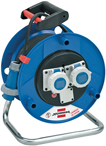 Brennenstuhl 1132836 Kabeltrommel 50 m Serie Garant St Stecker Cee 2 Steckdosen Cee IP67, blau Brennenstuhl 1132836 Kabeltrommel 50 m Serie Garant St Stecker Cee 2 Steckdosen Cee IP67, blau von Brennenstuhl