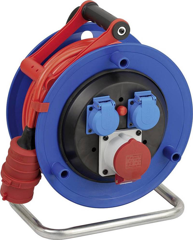 Brennenstuhl 1182770 Kabeltrommel 25m Rot Cee Stecker B-Ware von Brennenstuhl