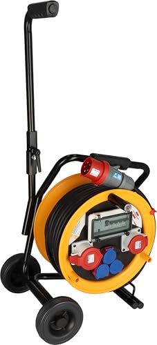 Brennenstuhl Professional Brobusta CEE 2 FI IP44 Kabeltrommel mit Wagen (Kabeltrommel 30m, mit FI-Schutz, für den ständigen Einsatz im Außenbereich, Made in Germany) Brennenstuhl Professional Brobusta CEE 2 FI IP44 Kabeltrommel mit Wagen (Kabeltrommel 30m, mit FI-Schutz, für den ständigen Einsatz im Außenbereich, Made in Germany) von Brennenstuhl