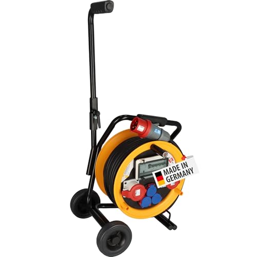 Brennenstuhl Professional Brobusta CEE 2 FI IP44 Kabeltrommel mit Wagen (Kabeltrommel 30m, mit FI-Schutz, für den ständigen Einsatz im Außenbereich, Made in Germany) Brennenstuhl Professional Brobusta CEE 2 FI IP44 Kabeltrommel mit Wagen (Kabeltrommel 30m, mit FI-Schutz, für den ständigen Einsatz im Außenbereich, Made in Germany) von Brennenstuhl