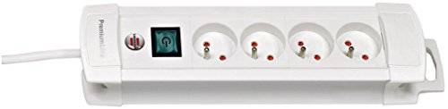 Brennenstuhl 1390221064 PBB4 Premium Plus 4-fach 1.8 m H05VV-F 3G1,5, weiß Brennenstuhl 1390221064 PBB4 Premium Plus 4-fach 1.8 m H05VV-F 3G1,5, weiß von Brennenstuhl