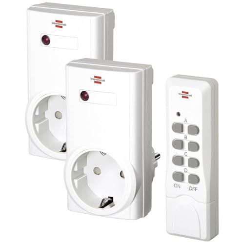 Brennenstuhl Funkschalt-Set RCS 1000 N Comfort, 2er Funksteckdosen Set (Funksteckdose Raspberry pi mit Handsender und erhöhtem Berührungsschutz) weiß Brennenstuhl Funkschalt-Set RCS 1000 N Comfort, 2er Funksteckdosen Set (Funksteckdose Raspberry pi mit Handsender und erhöhtem Berührungsschutz) weiß von Brennenstuhl