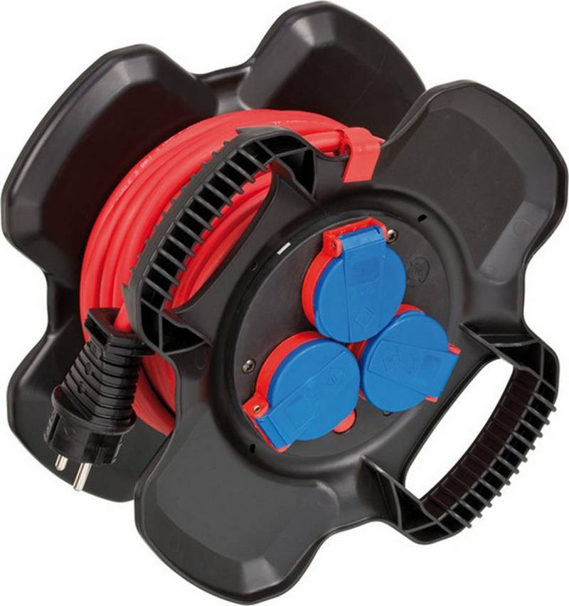 Brennenstuhl 2er Pack BRENNENSTUHL 1169710100 Kabeltrommel aus Spezial-Gummimischun Kabeltrommel von Brennenstuhl