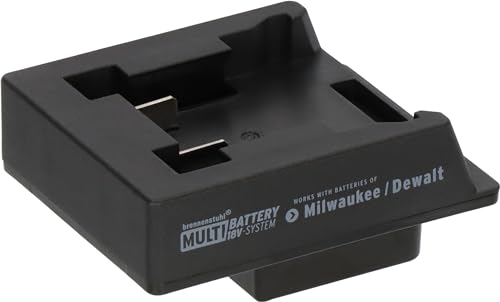 Brennenstuhl Adapter Milwaukee/Dewalt für LED Baustrahler im Brennenstuhl Multi Battery 18V System von Brennenstuhl