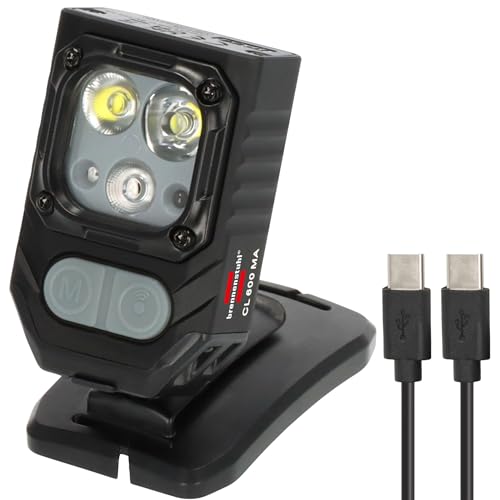 Brennenstuhl Akku LED Arbeitsleuchte CL 600 MA (600lm, IP54, 6 Leuchtmodi, LED Werkstattlampe mit Magnetfuß und 360° Drehgelenk, robustes Aluminium-Gehäuse, max. 39h Leuchtdauer, USB C Ladeanschluss) Brennenstuhl Akku LED Arbeitsleuchte CL 600 MA (600lm, IP54, 6 Leuchtmodi, LED Werkstattlampe mit Magnetfuß und 360° Drehgelenk, robustes Aluminium-Gehäuse, max. 39h Leuchtdauer, USB C Ladeanschluss) von Brennenstuhl