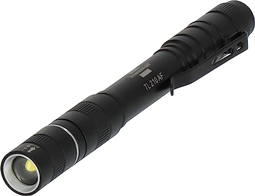 Brennenstuhl Akku Taschenlampe LED LuxPremium TL 210 AF/Handlampe mit heller Osram-LED (200lm, bis zu 13h Leuchtdauer, 55m Leuchtweite, fremdkörper- und spritzwassergeschützt IP44) von Brennenstuhl