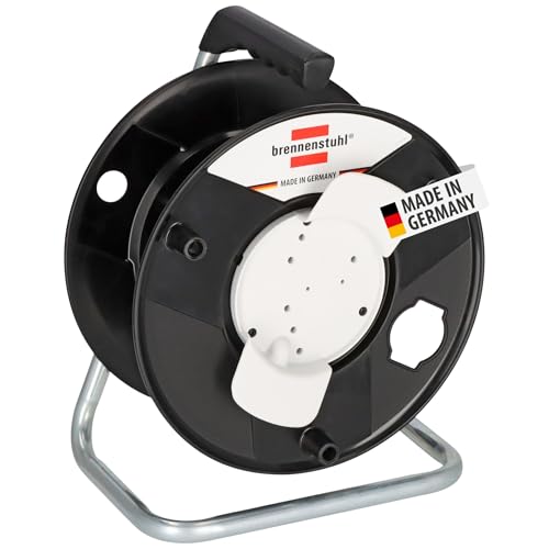 Brennenstuhl Garant Aufbewahrungstrommel/Leertrommel (aus Spezialkunststoff, Made in Germany) schwarz von Brennenstuhl