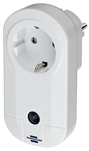Brennenstuhl BrematicPRO Smarte Steckdose / Funksteckdose für Innen mit Energiemessung (per App, Fernbedienung oder Alexa steuerbar) von Brennenstuhl