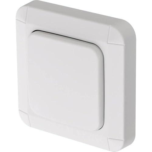 Brennenstuhl BrematicPRO Smart Home Wandschalter für innen und aussen (Funk-Wandtaster zum Kleben oder verschrauben, steuerbar über App) von Brennenstuhl