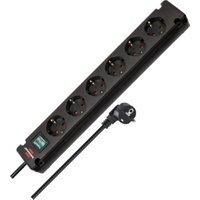 Bremounta Steckdosenleiste 6-fach schwarz 3m H05VV-F 3G1,5 Bremounta Steckdosenleiste 6-fach schwarz 3m H05VV-F 3G1,5 von Brennenstuhl