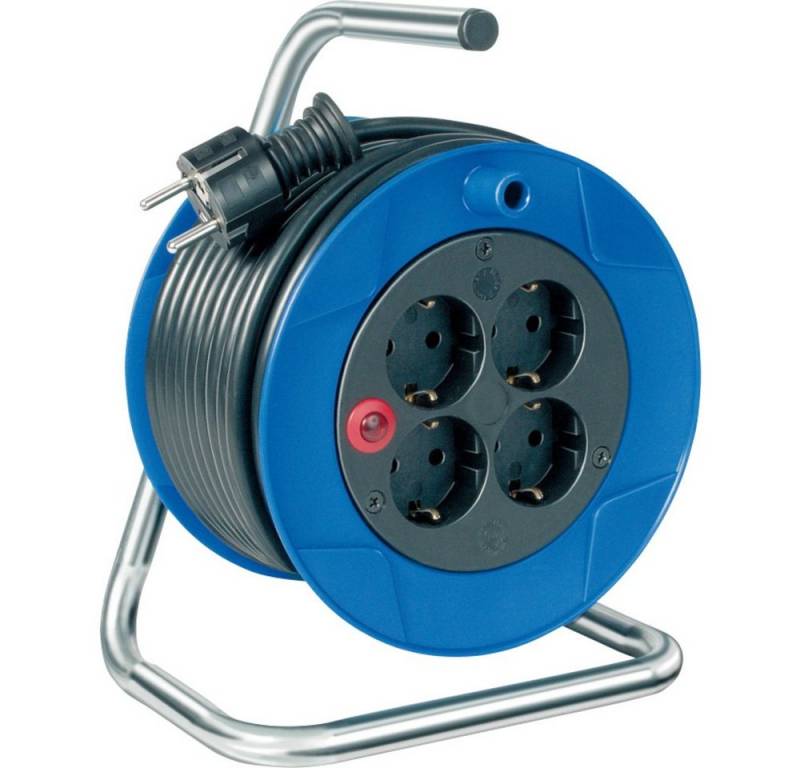 Brennenstuhl Brennenstuhl 1079180004 Kabeltrommel 15 m Schwarz Schutzkontakt-Stecke Kabeltrommel (Kabellänge 15.00 m) von Brennenstuhl