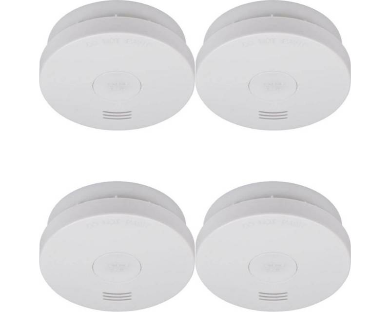 Brennenstuhl Brennenstuhl 4er-Set Rauchwarnmelder RM L 3100 Rauch- und Hitzewarnmelder von Brennenstuhl