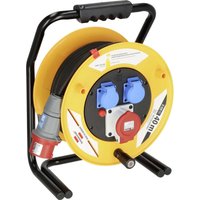 Brennenstuhl - Brobusta cee 1 IP44 Industrie-/Baustellen-Kabeltrommel, 40m aus Spezialgummi (Einsatz im Außenbereich, Made in Germany) gelb Brennenstuhl - Brobusta cee 1 IP44 Industrie-/Baustellen-Kabeltrommel, 40m aus Spezialgummi (Einsatz im Außenbereich, Made in Germany) gelb von Brennenstuhl