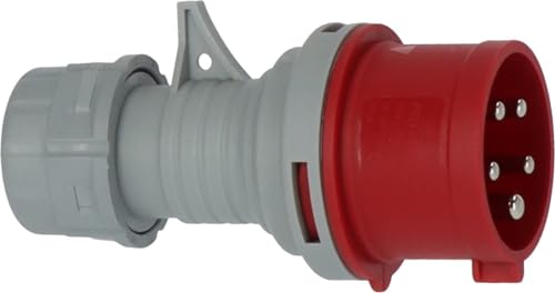 Brennenstuhl CEE-Stecker 400V/16A (für die Verwendung im Außenbereich IP44, schraubbare Anschlusstechnik, 5-polig) von Brennenstuhl