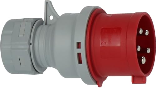 Brennenstuhl CEE-Stecker 400V/32A (für die Verwendung im Außenbereich IP44, schraubbare Anschlusstechnik, 5-polig) von Brennenstuhl