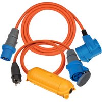 Brennenstuhl Camping Adapter-Set / CEE-Adapterleitung 1,5m, CEE 230V Verlängerungskabel 3m, Safe-Box BIG IP44 von Brennenstuhl