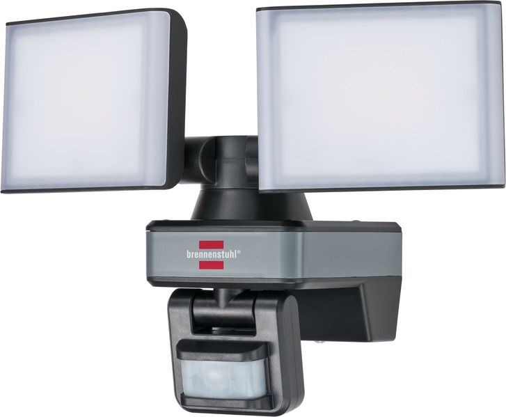 Brennenstuhl Connect LED WiFi Duo Strahler mit Infrarot-Bewegungsmelder WFD 3050 P 3500lm, PIR, IP54 - 1179060010 von Brennenstuhl