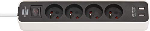 Brennenstuhl ECOLOR Steckdosenleiste weiß 4 fach + 2 USB Steckdosen mit 1,5m Kabel Brennenstuhl ECOLOR Steckdosenleiste weiß 4 fach + 2 USB Steckdosen mit 1,5m Kabel von Brennenstuhl