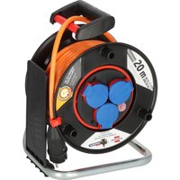 Brennenstuhl - Echter Werkzeugfan Profi-Kabeltrommel 20m H07BQ 3G2,5mm² mit BQ-Kabel 3x 2,5 mm von Brennenstuhl