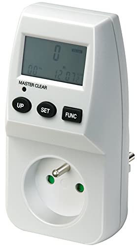 Brennenstuhl Elektrizitätszähler EM 231 / Energiezähler mit erhöhtem Berührungsschutz ( Pradzähler hilft Kosten und Energie zu sparen) von Brennenstuhl