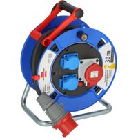 Brennenstuhl Garant CEE 1 IP44 Kabeltrommel (CEE-Kabeltrommel mit 30m Kabel in schwarz, aus Spezialkunststoff, für den ständigen Einsatz im Außenbereich, Made in Germany) von Brennenstuhl