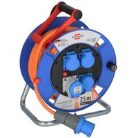 Brennenstuhl Garant Camping-Kabeltrommel / CEE 230V Kabeltrommel 25m (H07RN-F 3G2,5 Kabel in der Signalfarbe orange, für den ständigen Einsatz im Auße von Brennenstuhl