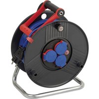 Brennenstuhl - Garant IP44 Kabeltrommel, 50m, Spezialkunststoff, blau von Brennenstuhl