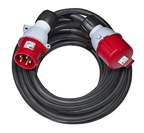 Brennenstuhl Kabel Verlängerungskabel CEE IP44 10 m 32 A/415 V schwarz von Brennenstuhl