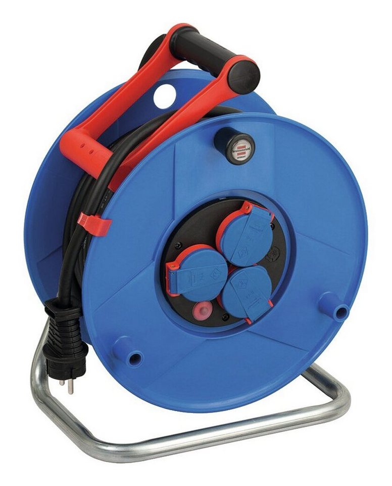 Brennenstuhl Kabeltrommel (Kabellänge 25 m), Kunststoff H07RN-F3G2,5 25m BGI608 Garant von Brennenstuhl