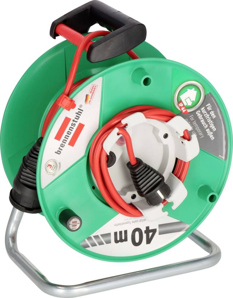 Brennenstuhl Kabeltrommel 38+2m Außen H05VV-F3G1,5, rot von Brennenstuhl