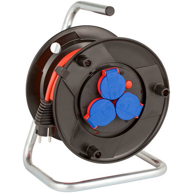 Brennenstuhl Kabeltrommel H05VV-F3G1.5 schwarz/rot 20 m von Brennenstuhl