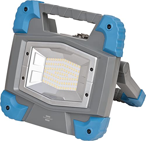 Brennenstuhl LED Akku Arbeitsstrahler BS 5000 MA/LED Baustrahler 6000lm (Kompatibel zum Bosch Professional 18V Akku System, IP55, 2 Schaltstufen, dimmbar, BGI608 K2, Engineered in Germany) von Brennenstuhl