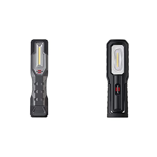 Brennenstuhl LED Akku Handleuchte HL 1000 A IP54 / LED Arbeitsleuchte für außen mit COB LED & LED Akku Handleuchte HL 700 A/LED Arbeitsleuchte für außen IP54 von Brennenstuhl