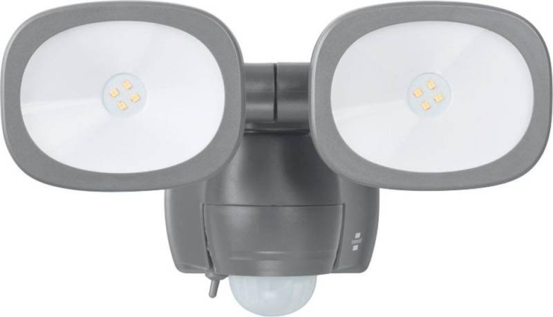 Brennenstuhl LED Außen-Wandleuchte LUFOS, Bewegungsmelder, LED fest integriert, Neutralweiß, mit Batterie und Bewegungsmelder von Brennenstuhl