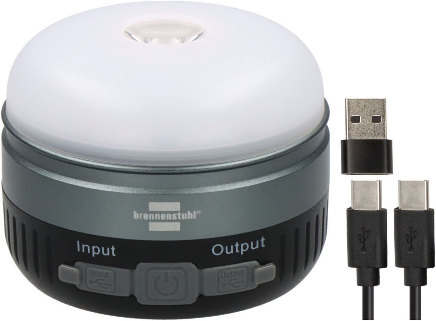 Brennenstuhl LED Solarleuchte Akku Solar LED Outdoor OLI 400 AS 450lm IP54, Dimmfunktion, USB-Anschluss mit Ladefunktion von Brennenstuhl