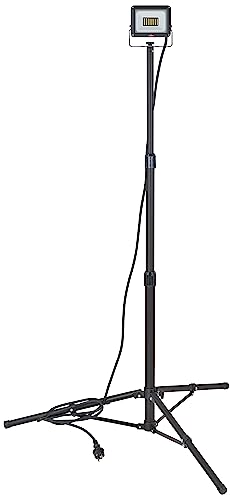 Brennenstuhl LED Stativstrahler JARO 3060 T (20W, 2300lm, 6500K, IP65, LED Arbeitsstrahler mit Stativ und 3m Kabel) von Brennenstuhl