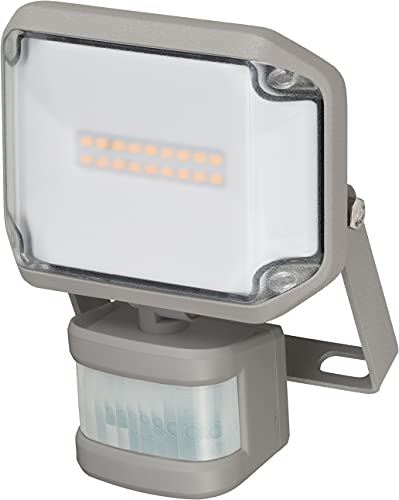 Brennenstuhl LED Strahler AL 1050 mit PIR (10W, 1010lm, 3000K, IP44, LED Fluter zur Wandmontage, mit Bewegungsmelder) von Brennenstuhl