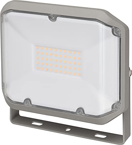 Brennenstuhl LED Strahler AL 3050 (30W, 3110lm, 3000K, IP44, LED Fluter zur Wandmontage mit warmweißem Licht) von Brennenstuhl