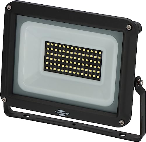 Brennenstuhl LED Strahler JARO 7060 / Leuchte 50W für außen (Außenstrahler zur Wandmontage, Fluter 5800lm aus Aluminium, IP65), Schwarz von Brennenstuhl