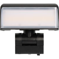 Brennenstuhl LED Wandstrahler "WS 2050 S", Leuchtmittel LED-Modul  LED fest integriert, warmweiße Lichtfarbe, Strahlerkopf horizontal und vertikal schwenkbar von Brennenstuhl
