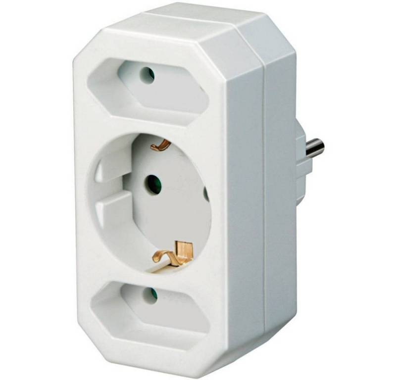 Brennenstuhl Mehrfachsteckdose, Steckdosenadapter 3-fach 1508050 Steckdosenverteiler von Brennenstuhl