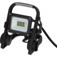 Brennenstuhl Mobiler LED Strahler JARO 1060 M / LED Baustrahler für außen IP65 (LED Arbeitsstrahler 10W mit 2m Kabel, LED Baustellenstrahler mit Schnellspannverschluss und 1150lm) von Brennenstuhl