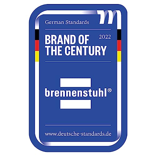 Brennenstuhl Premium-Line Steckdosenleiste 6-Fach (Mehrfachsteckdose mit Schalter und 3m Kabel - 45° Anordnung der Steckdosen, Steckdosenleiste Wandmontage, Made in Germany) schwarz/grau von Brennenstuhl