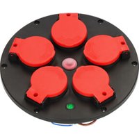Brennenstuhl Professional Steckdoseneinsatz - Montageplatte (5-fach IP44 Thermostat mit Bereitschaftsanzeige für Brennenstuhl Kabeltrommeln) von Brennenstuhl