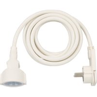 Brennenstuhl Qualitäts-Kunststoff-Verlängerungskabel mit Flachstecker 3m H05VV-F3G1,5 weiss Brennenstuhl Qualitäts-Kunststoff-Verlängerungskabel mit Flachstecker 3m H05VV-F3G1,5 weiss von Brennenstuhl